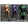 Nuevos Medias de Cosplay de Esqueleto para Mujer Europeas y Americanas de Halloween 2023 Mono Delgado Estampado 3D