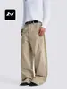 Pantalones Cargo Casuales Sueltos para Hombres y Mujeres, con Ricos Bordes Deshilachados de Estilo Americano, Vintage Desgastado Personalizado, Modernos, Adelgazantes, de Pierna Recta, Pantalones Largos Casuales