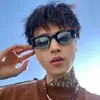Gafas de sol cóncavas retro gafas de sol de colores caramelo europeas y americanas marco pequeño para hombre y mujer hip hop nuevo transfronterizo gafas de sol de comercio exterior