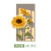 Estilo Ins Nórdico Lâmpada de Atmosfera Pintura Decorativa Corredor Pintura de Parede Sala de Estar Entrada Pintura de Porcelana de Cristal Nova Pintura de Parede de Flores Tridimensionais