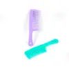 Pente de Dentes Largos, Colorido, Atacado, Acabamento Fosco, para Lavar o Cabelo, Suave e Sem Nós, Adequado para Cabelos Longos e Cacheados, Conveniente para Uso Doméstico