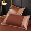 Verano Fresco Verano Colchoneta Funda de Almohada Almohadilla para Almohada para Adulto Colchoneta de Ratán Cubierta para Núcleo de Almohada Funda de Almohada Fresca Individual Dos Pares