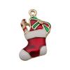 140 Desenhos animados Óleo Gota Liga Santa Elk Árvore Floco de Neve DIY Brincos Pulseira Pingente Jóias Acessórios