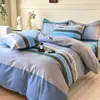 Nueva colección de otoño e invierno: Juego de ropa de cama de cuatro piezas engrosado, 100% algodón, cepillado, algodón puro, cálido, y viene en un paquete resistente, disponible para camas individuales o dobles