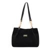 Bolso Tote de Color Contrastante para Mujer Nuevo de Gran Capacidad Estilo Coreano Moderno Bolso de Hombro 2025 Casual para Ir al Trabajo Cadena Elegante