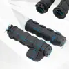 Fabricante Direto de Guidão de Motocicleta Harley Venda Direta Plástico Borracha Guidão Antiderrapante Acelerador Guidão de Cabeça Plana Grande Potência Antiderrapante