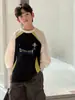 Camiseta de Manga Larga para Niños, Nuevo Estilo Primavera y Otoño 2026, Camiseta Básica Fresca y Elegante para Niños Mayores, Sudadera Camiseta de Primavera para Niños