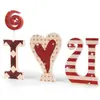 Artesanías de Madera Transfronterizas Más Vendidas para Bodas, Decoraciones de Mesa de Madera con Temática de Amor para el Día de San Valentín, Artesanías de Madera DIY de Escritorio para el Día de San Valentín