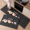 Tapetes de Piso de Cocina con Dibujos Animados de Comercio Exterior Transfronterizo, Absorbentes de Agua, Secado Rápido de Lodo Diatomeas, Resistentes al Desgaste, Resistentes a la Suciedad, Fácil Cuidado, Tapetes Antideslizantes