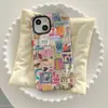 Sitio Independiente Más Vendido Collage de Sellos Retro Americanos Manzana 15 Funda Magnética para Teléfono Funda con Película Anti-Caídas iPhone 17