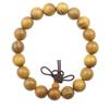 Venta al por mayor de fábrica Pulsera de granate para la mano alrededor del dedo sándalo amarillo suave personalidad compacta pulsera de pareja para hombres y mujeres joyería suministro en vivo