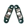 Acessórios de ferragens para polia de porta e janela de aço plástico polia de metal 80/88 roda dupla rolete de trilho de porta de correr