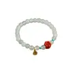 Jade Dorado de Seda Natural de Xinjiang Flor Flotante Pulsera de Jade DIY para Mujer Pulsera de Cuentas Redondas Verdes de Tianshan Suministro en Vivo
