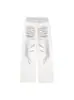 Pantalones de pierna ancha de doble cintura con estampado de lunares estilo americano para mujer, nuevo estilo casual perezoso suelto con cordón, otoño 2026