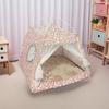 Nido para Gatos para Todas las Estaciones, Nido para Perros Pequeños, Tienda Pequeña, Extraíble y Lavable, Plegable, Semi-Cerrado, Tienda para Gatos, Suministros al por Mayor