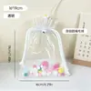 Bolsa de Neceser Grande Labubu, Bolso para Primeros Pasos de Bebé, Bolsa Transparente de PVC para Exhibición de Muñecos, Bolsa de Almacenamiento con Colgante de Muñeco