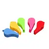 Silbato de Plástico Colorido Silbato de Árbitro Abanicos Animadores Silbato Grande Ok Suministros para Juegos de Pelota Silbato de Juguete Sin Cuerda