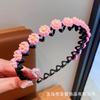 Diademas para Niñas, Diademas Lindas de la Serie de Dibujos Animados para Niñitas, Accesorios para el Cabello que No Dañan el Cabello, Diademas para Bebé, Accesorios para el Cabello de Flores