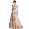 Vestidos de Noche Europeos y Americanos, Nuevos Estilos Otoño e Invierno para Banquetes, Brindis de Compromiso, Atuendos de Presentación para Anfitriones, Vestidos de Dama de Honor de Celebridades, Vestidos de Fiesta Anual