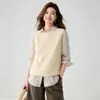 Chaleco de Punto de Cachemira Suelto Nuevo Otoño/Invierno 2026 para Mujer, Ropa Exterior Versátil Estilo Coreano