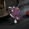 Novo elegante retro borboleta high-end broche design sentido zircon incrustado entrada de luxo corsage terno jaqueta all-match mulheres