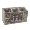 Caja de Almacenamiento Caja de Almacenamiento de Madera Organizador de Cocina Caja Clasificadora de Almacenamiento de Cuchillos, Tenedores y Palillos de Madera Gabinete para Artículos Varios de Escritorio