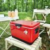 Caixa Térmica Retro 30L Balde de Gelo de Metal Balde Portátil para Bebidas Balde de Gelo para Cerveja de Plástico Interno e Externo Personalização