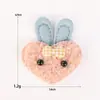 Margaritas Oreja de Conejo Frescas al por Mayor, Flores en Forma de Corazón, Fresas Hechas a Mano para Ropa DIY, Accesorios para Zapatos y Sombreros, Adornos Florales