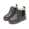 Botas para Niña 2025 Primavera y Otoño Nuevas Botas Cortas para Niño Botas Individuales de Color Puro Británicas Botas Cálidas con Forro de Algodón
