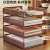 Estantería de almacenamiento por tema, estantería de escritorio, organizador de escritorio para estudiante, expositor de libros de varios niveles, portadocumentos A4 para escritorio de oficina