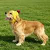 Sombreros para Mascotas de Otoño e Invierno Sombreros de Lana Tejidos de Año Nuevo para Mascotas Gatos y Perros de Pelo Corto Calentadores con Orejas Expuestas Cubrecabezas con Pompón