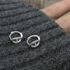 Pendientes de Nariz de Cerdo de Lujo Ligero, Gama Alta, Exquisitos y Sencillos, Diseño de Nicho Cortado con Circonia Microincrustada, Pendientes Personalizados para Mujer
