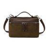 Bolso Pequeño Cuadrado Versátil Casual Retro Escarchado para Mujer Estilo Coreano Moda Bolso de Hombro Nicho Bolso de Mano de Alta Gama Bolso Cruzado
