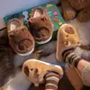 Pantuflas de Algodón Capibara para Mujer Invierno 2025 Nuevo Estilo Interior Hogar Gruesas Cálidas de Felpa Ponerse y Caminar Pantuflas de Algodón