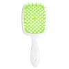 Peine Popular Transfronterizo de Malla Hueca tipo Panal Peine para Peinar el Cabello Niñas Hogar Portátil Peine Anti-Nudos