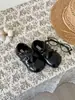 Zapatos de Princesa Vintage XSHX|Redondos Lindos Estilo Coreano Sencillos Mary Janes para Niñas con Punta Amplia y Goma Antideslizante para Otoño