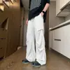 2025 Nuevos Pantalones de Mopa Plisados Finos de Secado Rápido para Hombre Marca de Moda Tendencia Holgados Talla Grande Casual Rectos Pantalones de Hombre