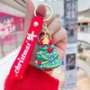 Lindo Llavero de Papá Noel Bolso de Mujer Colgante para Pareja Llavero Navideño