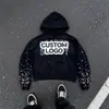Sudadera Pesada de Marca de Moda Hecha a Medida Exportación Transfronteriza Prendas Superiores Personalizadas con Dibujos y Muestras Fábrica de Prendas Oemodm Muestreo y Procesamiento