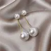 Pendientes de Plata de Ley S925 con Perlas de Imitación de Gama Alta para Mujer, Pendientes de Diseño Nicho, Pinzas para Orejas y Accesorios para Orejas Versátiles y Elegantes