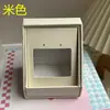 Cajas de Regalo para Empaque de Joyería listas para usar con Logo Personalizado, Cajas de Papel para Exhibición de Joyería, Cajas de Almacenamiento para Aretes y Anillos