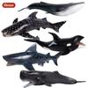 Simulação Tubarão Modelo de Animal Marinho Grande Tubarão Branco Megalodon Tubarão Tigre Baleia Azul Polvo Polvo Lagosta Brinquedo