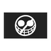Amazon One Piece Bandera Pirata de Luffy Bandera de Calavera Bandera Colorida Banderín Decoración Interior Bandera Exterior Grande