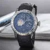 Em estoque novo alta qualidade comércio exterior venda quente invicta mostrador grande pulseira de aço relógio masculino quartzo relógio de silicone