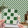 Msc Película Brillante Transfronteriza Adhesivos de Azulejos Cuadrados Mosaico Cinta Autoadhesiva Adhesivos de Pared Removibles Papel Tapiz Impermeable