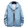 Chaqueta para Senderismo, Pesca y Ciclismo al Aire Libre, Chaqueta de Nylon Ligera de Verano, Ropa de Montaña con Protección Solar para Hombre, Ligera y Transpirable, Personalizable