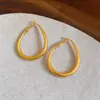 Pendientes geométricos multicapa de estilo minimalista con acabado cepillado, que ofrecen un lujo ligero y una sensación de alta gama, pendientes de nicho versátiles y de diseño único para mujer