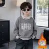 2523 Sudadera con solapa para niños Estilo Otoño/Invierno Ropa Gruesa para Niños 2026 Nueva Elegante Prenda Interior Básica para Bebé Niño