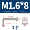 Tornillos de Cabeza Plana Delgada niquelados, de Forma Delgada, de Borde Delgado, Cabeza Plana Grande, Cabeza Plana Negra, Tornillos Phillips, Cabeza Plana M2M3M4M5M6
