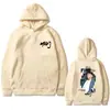 Moletom com Capuz Gráfico do Álbum 511 do Rapper Milo J Unissex Tendência da Moda Hip-Hop Pulôver Roupa Casual Masculina